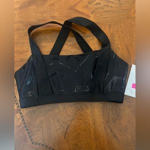 Emily hsu black sports bra